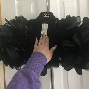 Evening wear shoulder cover